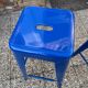 Stackable industrial bar stool TOLIX H75 blue