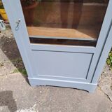 Wardrobe with 1 glass door, late 19th century
