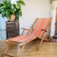 Folding chair known as a sun lounger from the early 20th century