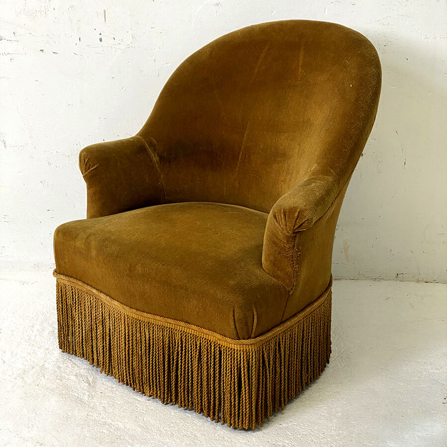 Toad armchair ochre