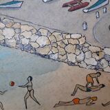 Plage et port de plaisance les lecques