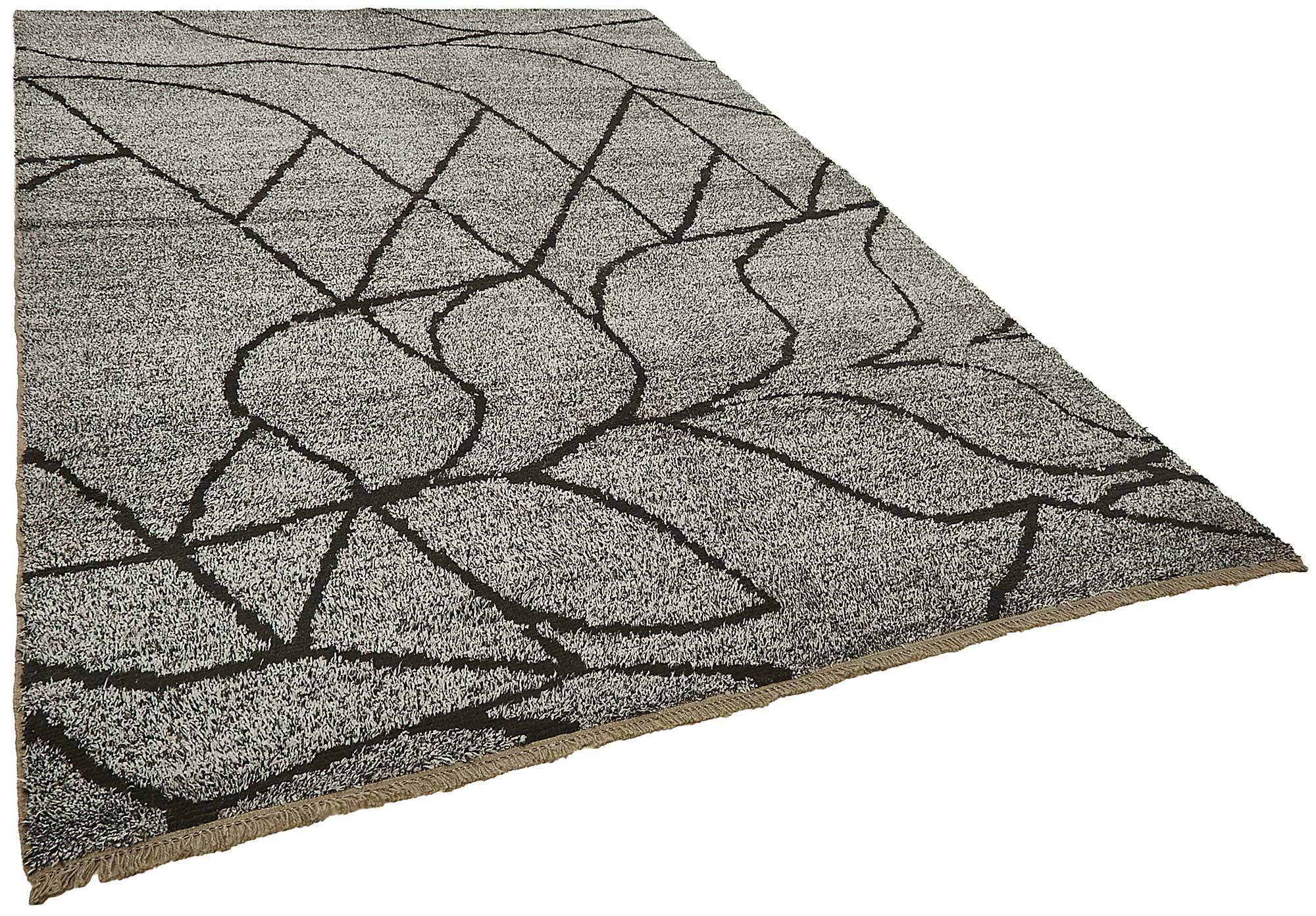 Handwoven Turkish Recycled Boho Rug 243 cm x 360 cm