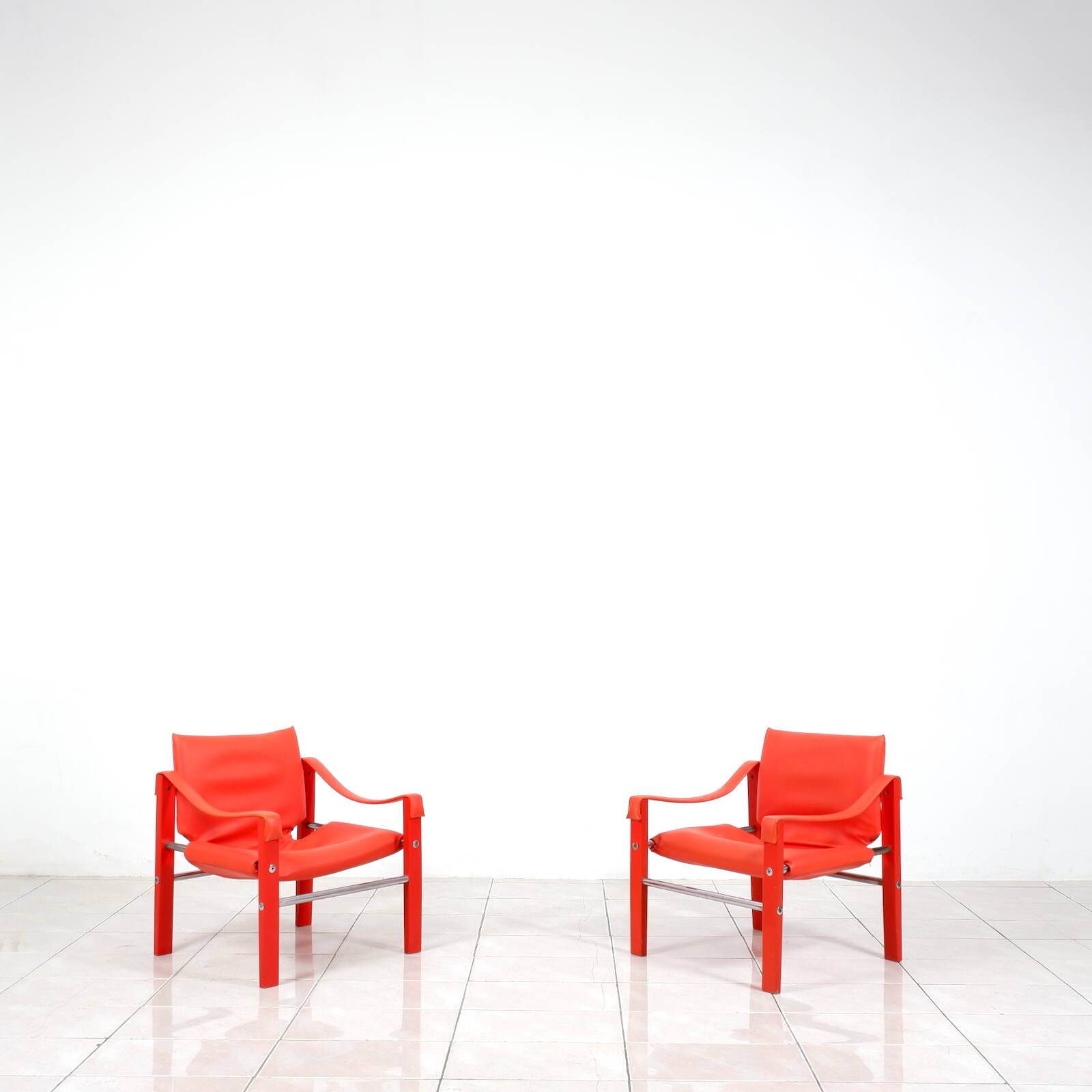 Safari lounge chairs by Maurice Burke for Arkana
