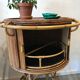 Vintage rattan bar