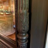 large bookcase in blackened pear wood, Napoleon III period