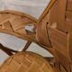 Fauteuil en lames de châtaignier tressées dit Le Corbusier