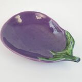 Ceramic eggplant emptier by Aegitna Vallauris