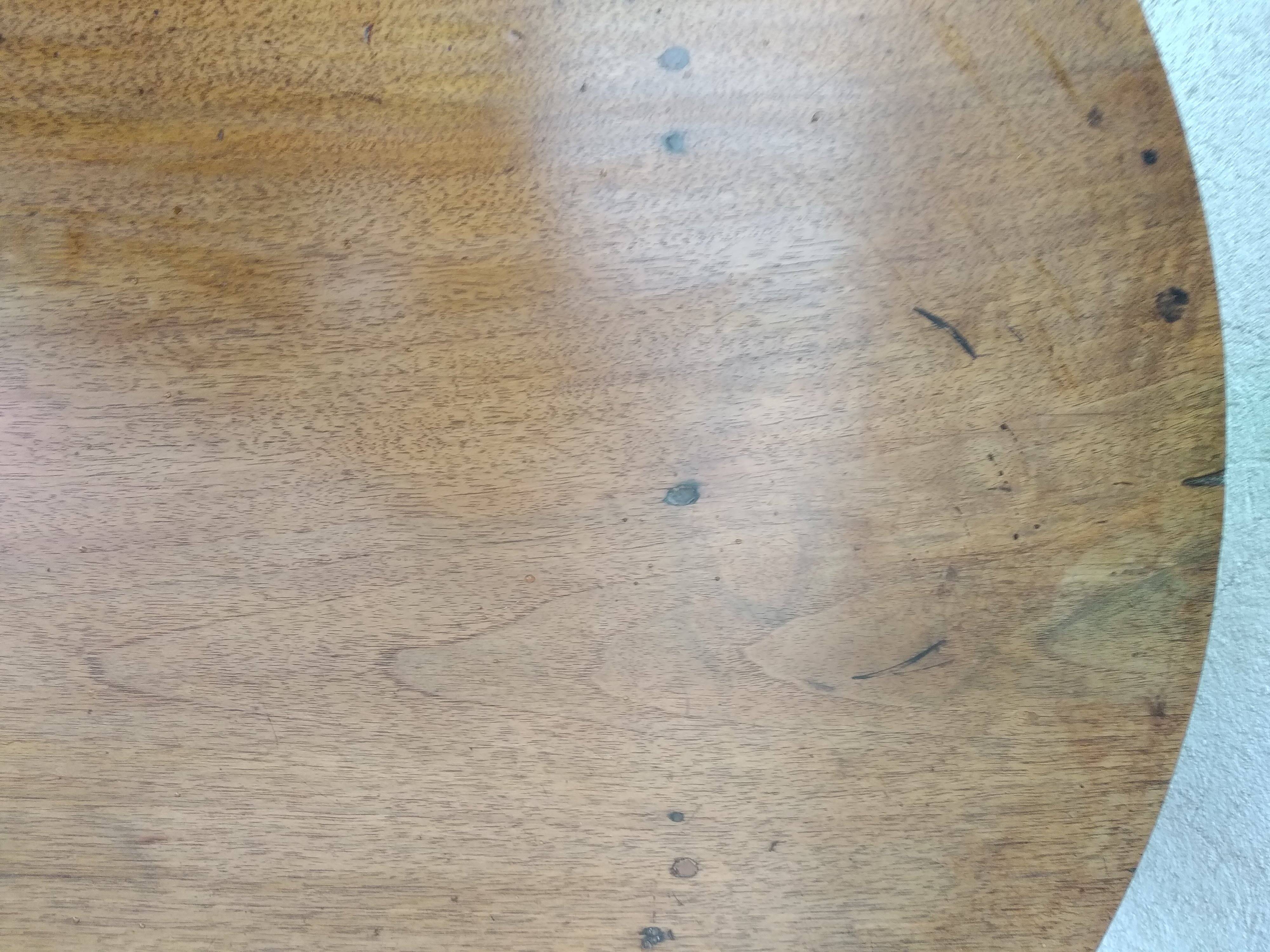 Table ovale à volets style Louis Philippe