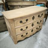 Louis XIV style solid cherry chest of drawers
