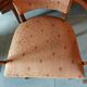 2 fauteuils bridge saumon