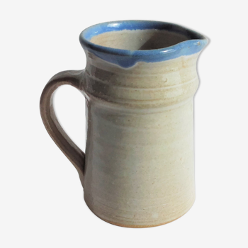 Enamelled ceramic milk pot