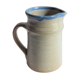 Enamelled ceramic milk pot