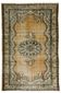 One-of-a-kind turkish handwoven vintage rug - rustic vintage charm 270x 185 cm