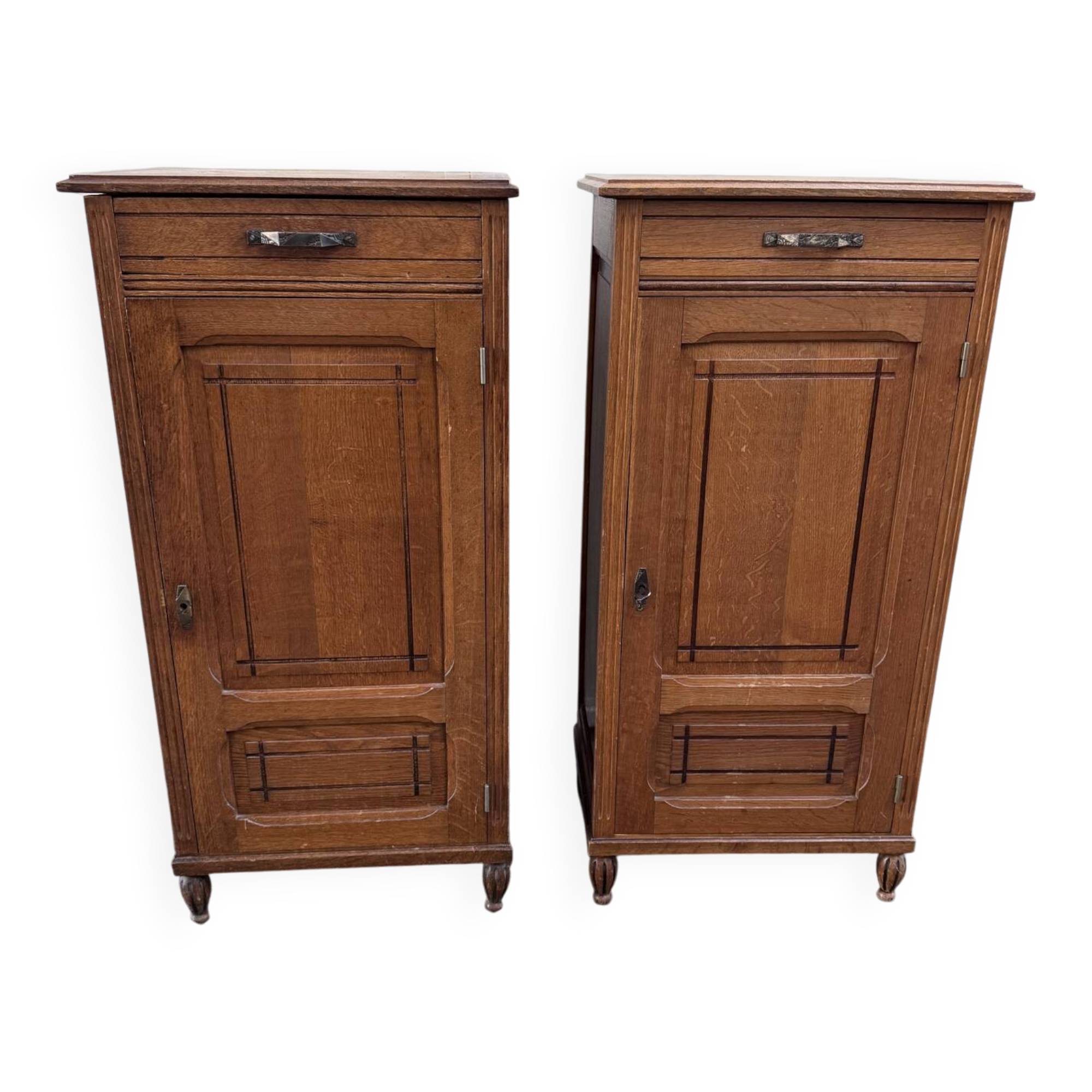 Paire petit meuble haut art deco cannées 30/40