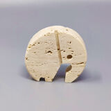 1970s travertine elephant sculpture by Enzo Mari for F.lli Mannelli