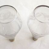 Art Deco liqueur set, glass & silver-plated metal ARGIT