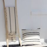 Handwoven recycled cotton rug - 120 x 170 cm