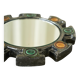 Atelier Berlemont Ceramic Wall Mirror 1960s