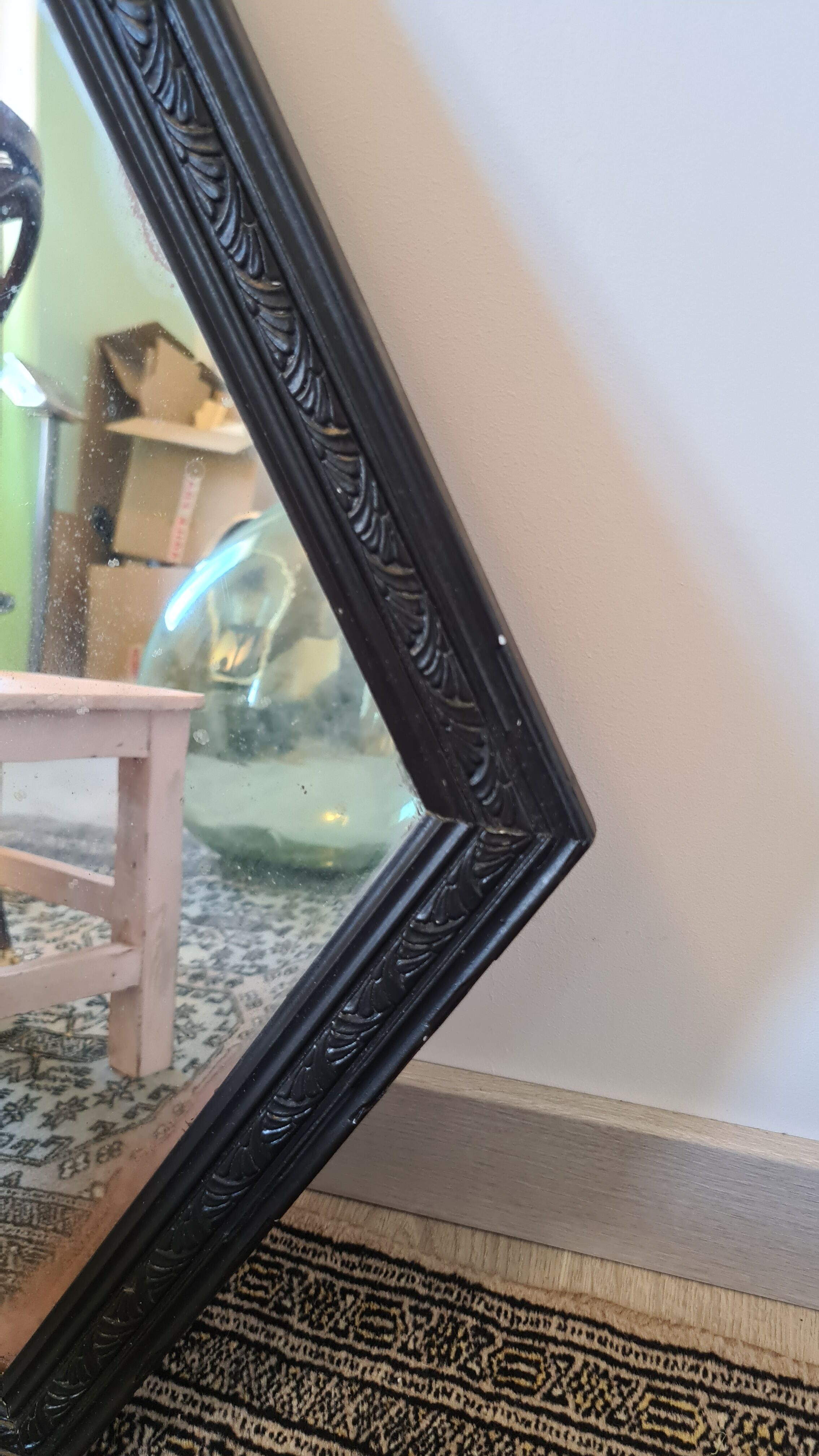 Art deco diamond mirror 38x54cm