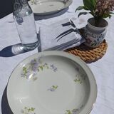 Plat rond en terre de fer cie française