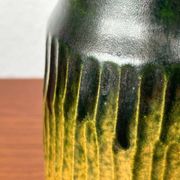 Danish studio pottery vase from the mid-20th century by Ernst Pottery, Faxe, 1960s.