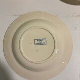 Deep plates Sarreguemine Royat