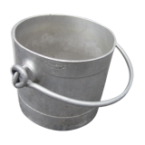Old aluminium bucket