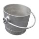 Old aluminium bucket