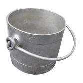 Old aluminium bucket