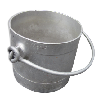Old aluminium bucket