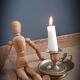 Brass candlestick
