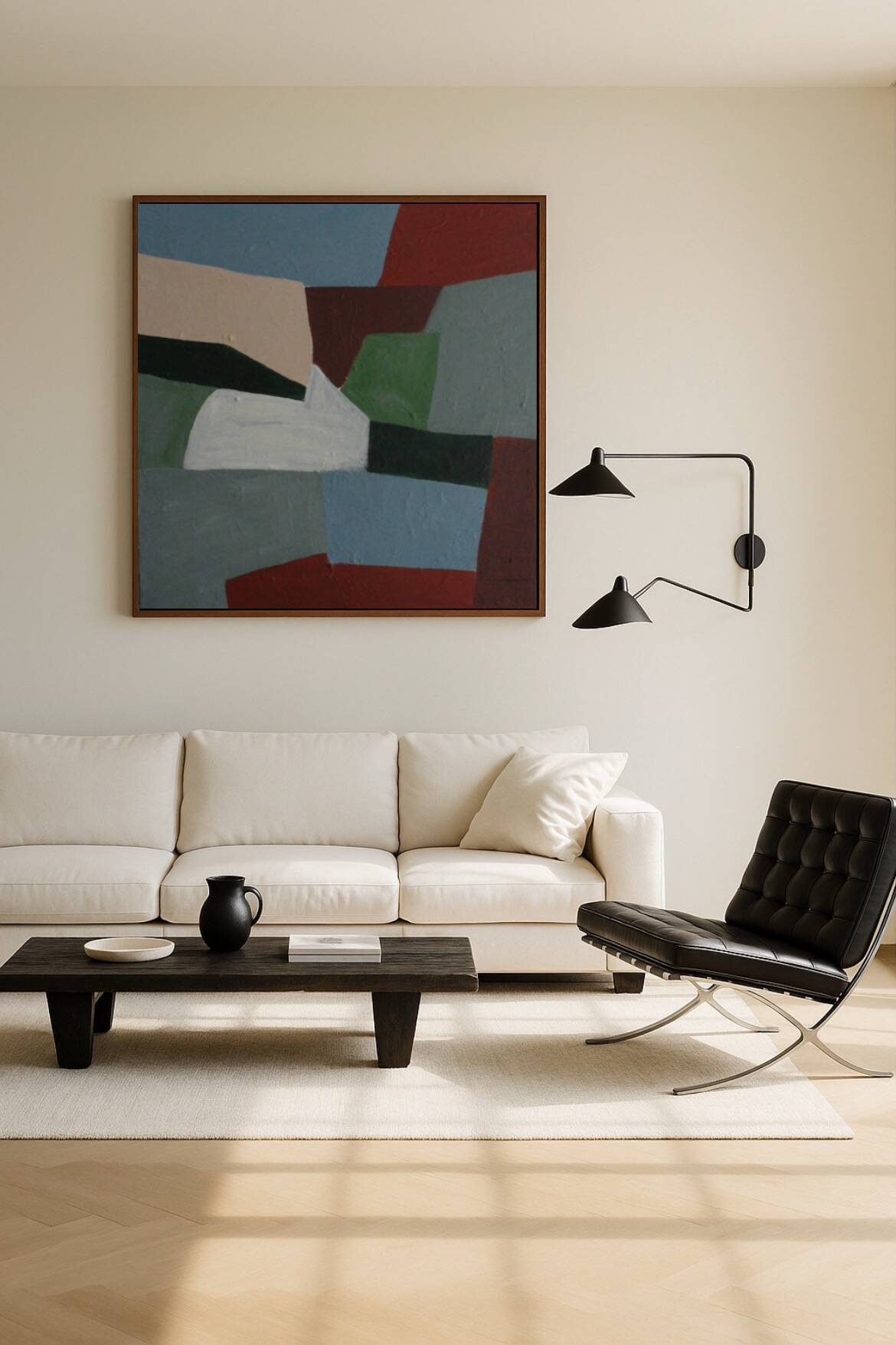 Canvas painting "Traces of Silence" by Bodasca