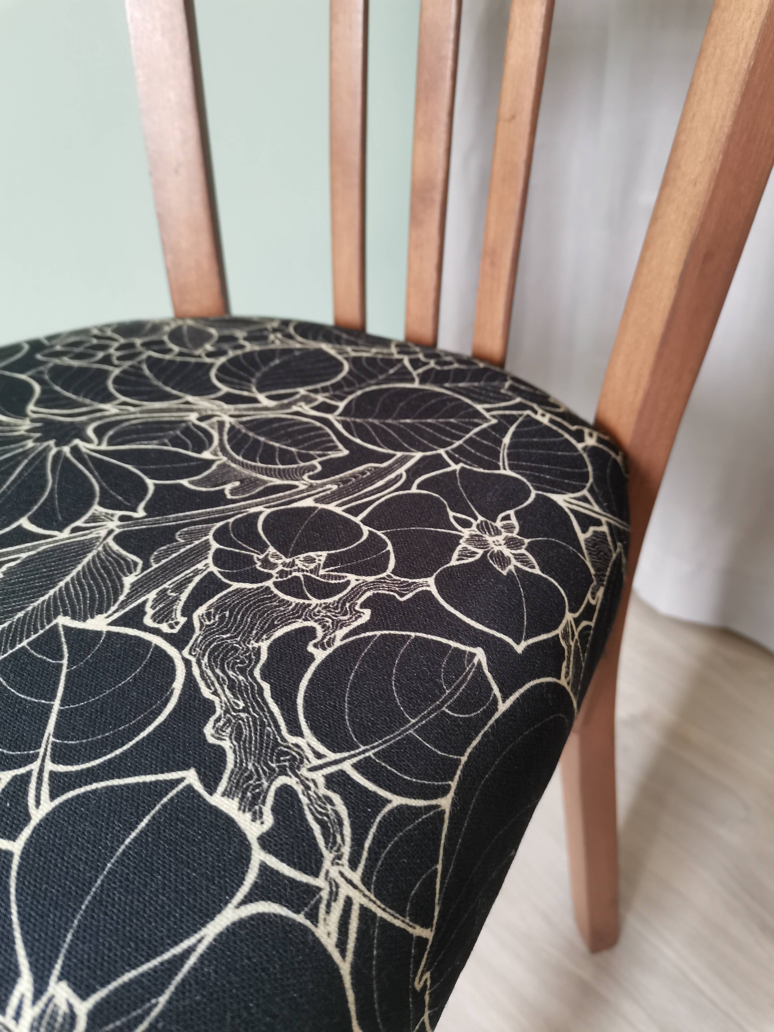 Black Baumann bistro chairs
