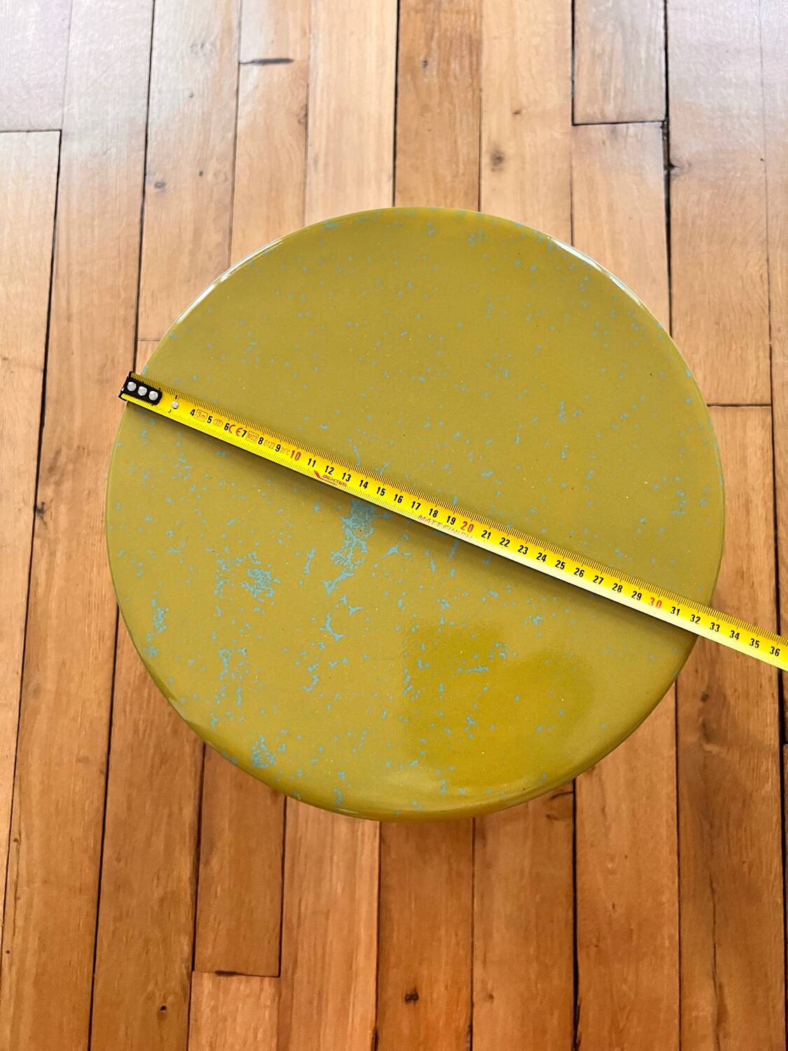 Tabouret céramique « Poésie » vert