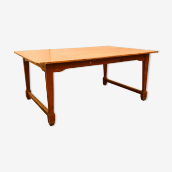 Solid fir farmhouse table XX century