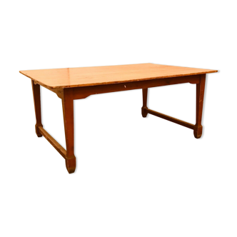 Solid fir farmhouse table XX century