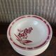 Lot 12 hollow plates Badonviller porcelain