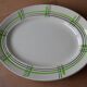 Ceranord St Amand oval checkered dish