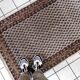 Vintage Indian carpet Seraband handmade 89cm x 160cm 1970s