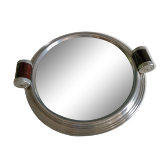 Art deco mirror round tray
