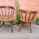 Western chair varnished wood
