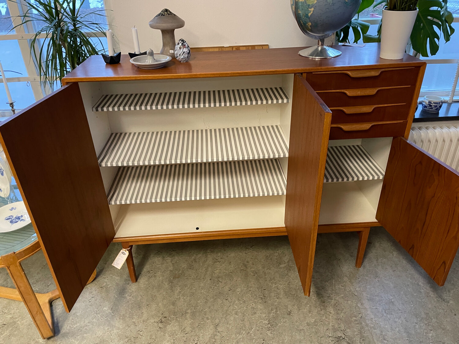 Scandinavian teak sideboard "Reno", Bertil Fridhagen, Bodafors, Sweden