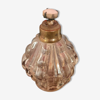 Vintage chiseled glass bottle antique perfume diffuser