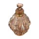Flacon verre ciselé vintage diffuseur de parfum ancien