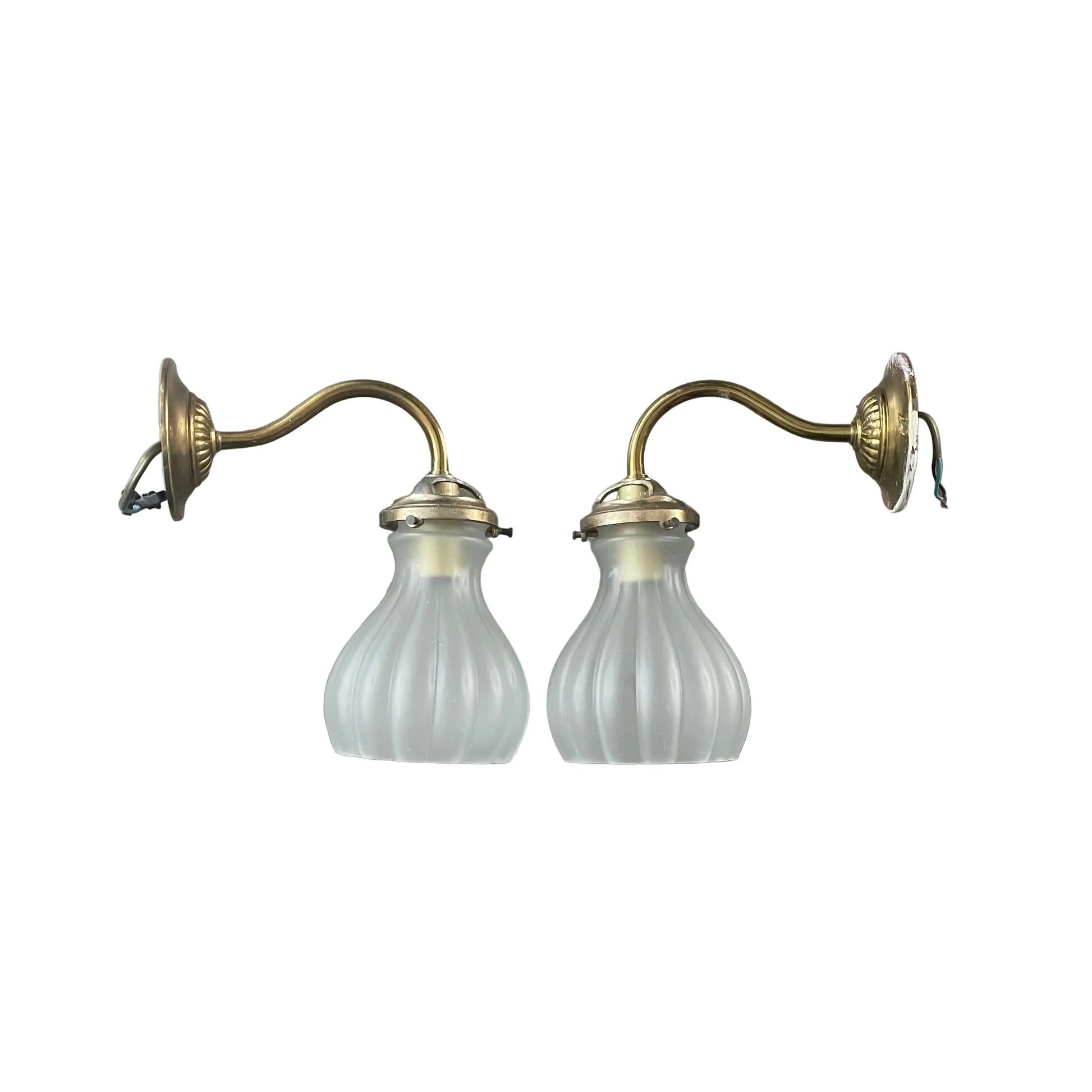 Pair of tulip wall lights - Ref 1108