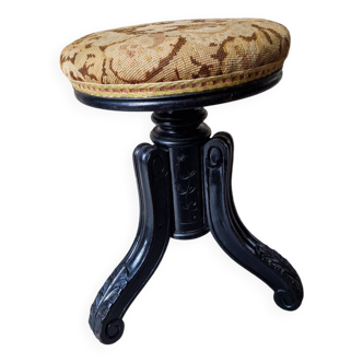 Antique Napoleon III Piano Stool