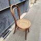 Vintage Fishel bistro chair in curved wood