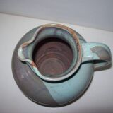 Ceramic pitcher signed Paturel