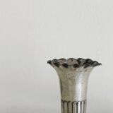 Small vintage soliflore in patinated light metal