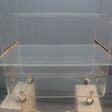 Service Davide Lange lucite collection les invisibles 1970-1980